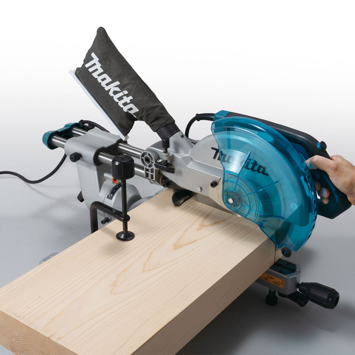 Makita LS1110F/2 260mm Slide Compound Mitre Saw 240V with Universal Wheel Stand